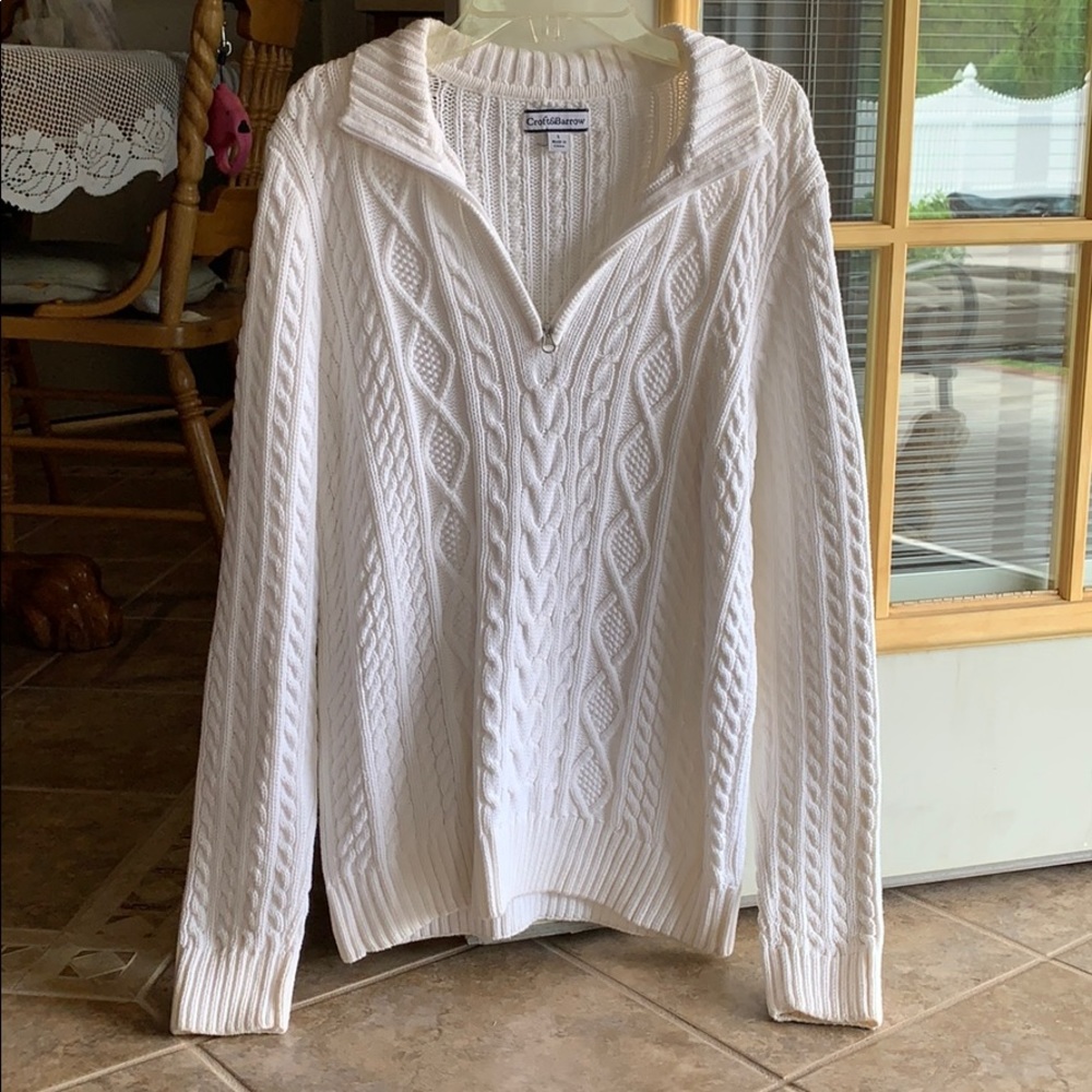 Croft & Barrow Half Zip Sweater